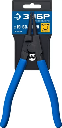 ЗУБР 180 мм, прямые губки, внешний съемник стопорных колец, Профессионал (22821-3) купить в Ноябрьске