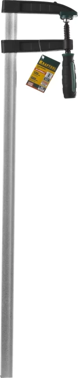 Струбцина, KRAFTOOL 32011-120-800, тип "F", DIN 5117, двухкомпонентная ручка, 120х800мм 32011-120-800 купить в Ноябрьске