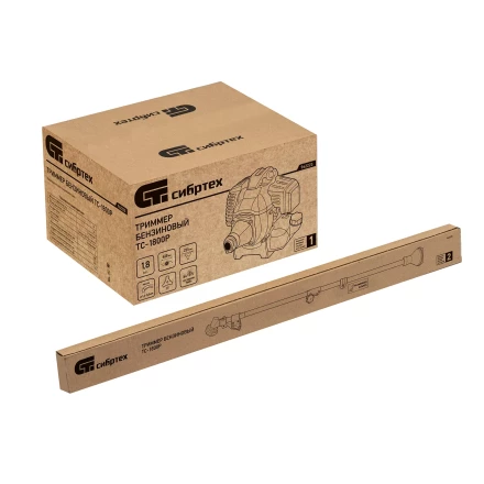 Триммер бензиновый Сибртех ТС-1800Р, 33 см3, разъемная штанга, состоит из 2 частей 962225 купить в Ноябрьске