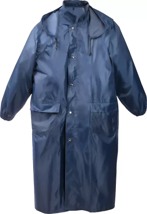 Плащ-дождевик STAYER 11612-56, нейлоновый на молнии, синий цвет, размер 56-58 11612-56 купить в Ноябрьске