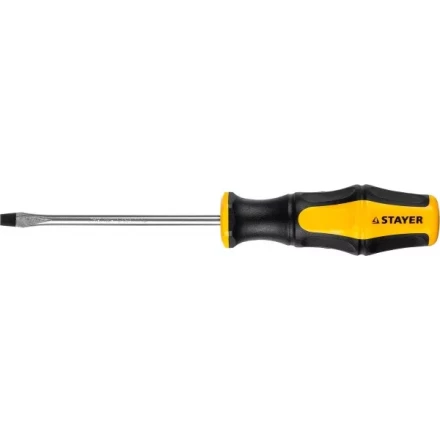 Отвертка STAYER &quot;MASTER&quot; &quot;HERCULES&quot;, Сr-V, противоскользящая рукоятка, SL5,0x100мм 25051-05-10_z02 купить в Ноябрьске