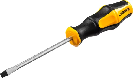 Отвертка STAYER &quot;MASTER&quot; &quot;HERCULES&quot;, Сr-V, противоскользящая рукоятка, SL5,0x100мм 25051-05-10_z02 купить в Ноябрьске
