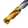 Сверло спиральное по металлу Denzel, 11 x 142 мм, Р6М5, Golden Tip, 718243 купить в Ноябрьске