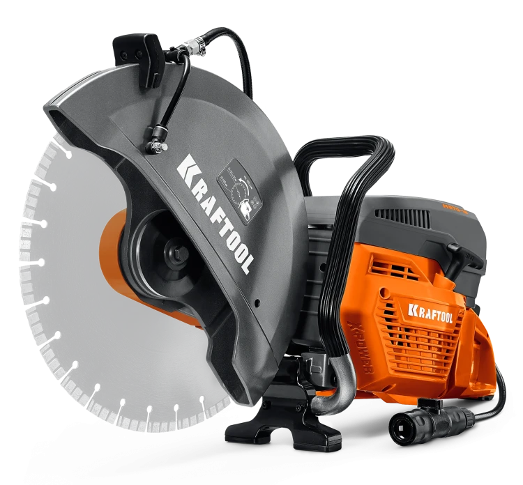 KRAFTOOL 4800 Вт, 400 мм, без диска, бензорез по бетону (бетонорез) (K970-16) купить в Ноябрьске