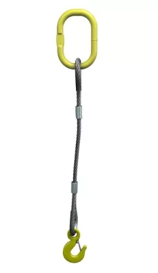 Строп канатный одноветвевой 1СК 0.75 т L=5.5 м с кч din 0.75 т опрессовка купить в Ноябрьске
