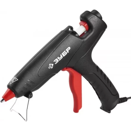 Пистолет ЗУБР &quot;МАСТЕР&quot; клеевой (термоклеящий), электрический, эргономичная рукоятка, рабочая температура 193град, d=12мм, 80Вт 06850-60-12_z02 купить в Ноябрьске