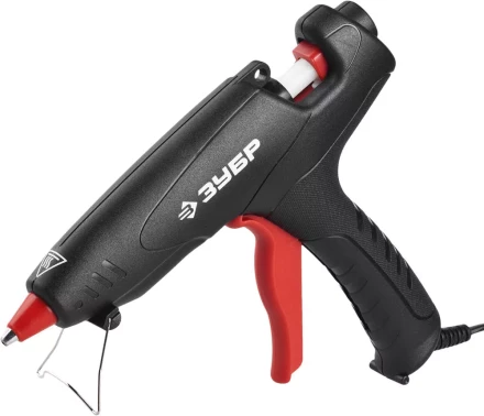 Пистолет ЗУБР &quot;МАСТЕР&quot; клеевой (термоклеящий), электрический, эргономичная рукоятка, рабочая температура 193град, d=12мм, 80Вт 06850-60-12_z02 купить в Ноябрьске