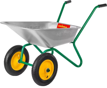 Тачка GRINDA садовая двухколесная, 80 л, грузоподъемность 120 кг 422400_z01 купить в Ноябрьске