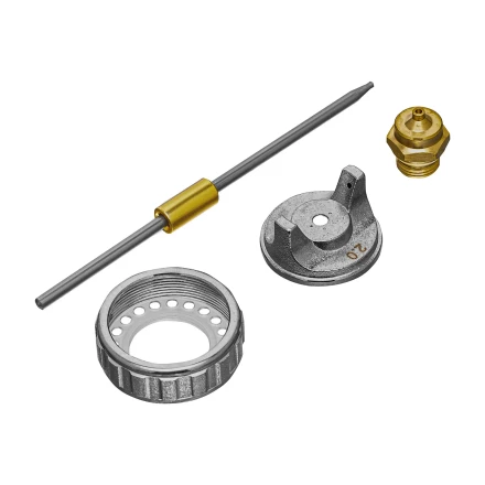 Ремкомплект для краскораспылителя 4 предмета: сопло 2,0 мм, игла, форсунка, зажим сопла// Matrix 57392 купить в Ноябрьске