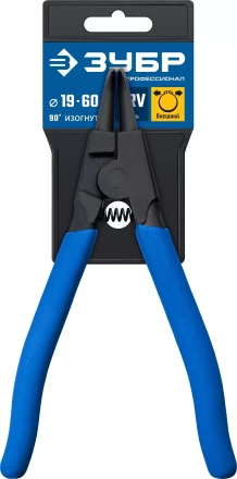 ЗУБР 170 мм, изогнутые губки, внешний съемник стопорных колец, Профессионал (22821-4) купить в Ноябрьске