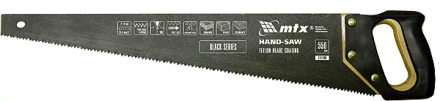 Ножовка по дереву,450 мм,7-8 TPI,зуб-3D,каленный зуб,тефл.покр. дер.рук-ка. MATRIX 23578 купить в Ноябрьске