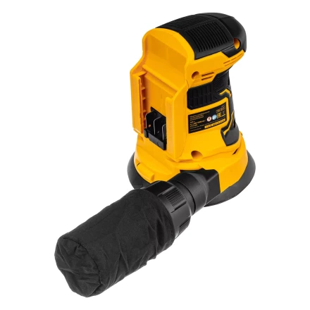 Машина шлифовальная эксцентриковая аккумуляторная COS-125-0, 18В Li-Ion Denzel 28471 купить в Ноябрьске