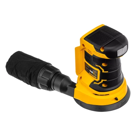 Машина шлифовальная эксцентриковая аккумуляторная COS-125-0, 18В Li-Ion Denzel 28471 купить в Ноябрьске