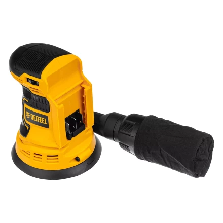 Машина шлифовальная эксцентриковая аккумуляторная COS-125-0, 18В Li-Ion Denzel 28471 купить в Ноябрьске