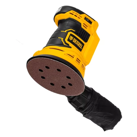 Машина шлифовальная эксцентриковая аккумуляторная COS-125-0, 18В Li-Ion Denzel 28471 купить в Ноябрьске