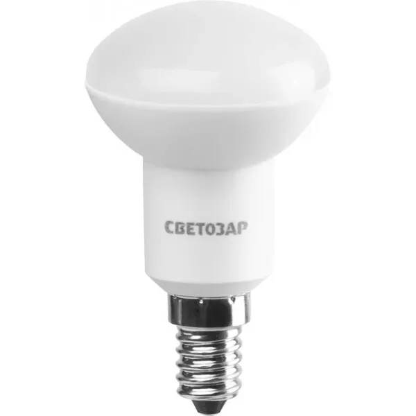 Лампа СВЕТОЗАР светодиодная "LED technology", цоколь E14(миньон), яркий белый свет (4000К), 45 (5Вт), 220В 44504-45 купить в Ноябрьске