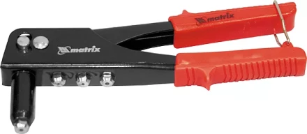 Заклепочник 225 мм заклепки 2,4-3,2-4,0-4,8 мм MATRIX 40515 купить в Ноябрьске