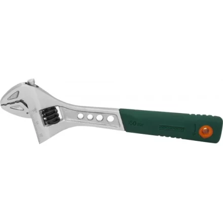 Ключ разводной 150  0-19 мм пластиковая ручка  W27 АТ6 Jonnesway 48045 купить в Ноябрьске