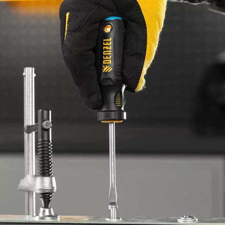 Набор отверток 5 шт Denzel, PH+SL, S2, 3к рукоятка, 122157 купить в Ноябрьске