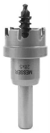 ТСТ коронка MESSER 28X5 с центрирующим сверлом и толкающей пружиной купить в Ноябрьске