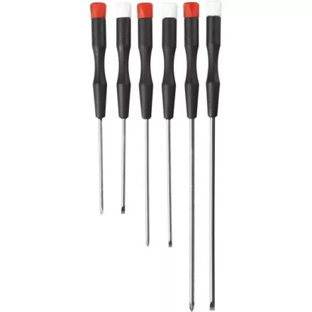 STAYER. Набор: Отвертки для точных работ с пластиковыми рукоятками и удлиненными стержнями 25570-H6_z01 купить в Ноябрьске