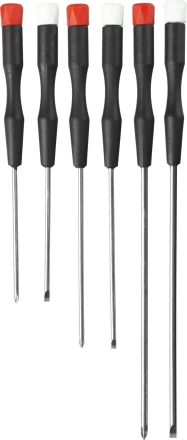 STAYER. Набор: Отвертки для точных работ с пластиковыми рукоятками и удлиненными стержнями 25570-H6_z01 купить в Ноябрьске