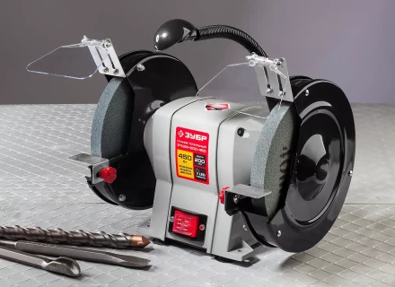 Станок точильный увеличенная мощность + лампа подсветки ЗТШМ-200-450 серия МАСТЕР купить в Ноябрьске