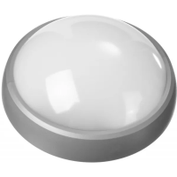 Светильник STAYER "PROFI" PROLight светодиодный, влагозащищенный IP65, встроен сенсор, пластик корп, влагозащищ, круг, металлик, 4000К, 12(100Вт) 57364-100-S