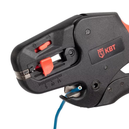 Автоматический торцевой стриппер КВТ WS-22т для снятия изоляции с проводов 0.08–10 мм (86599) купить в Ноябрьске