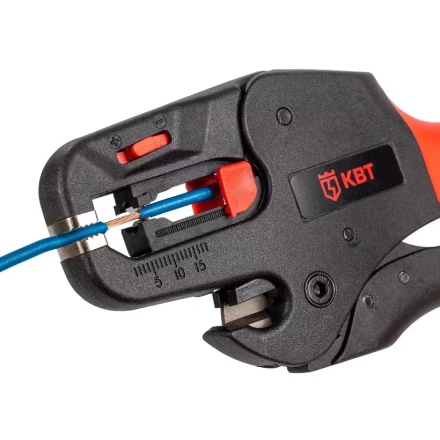 Автоматический торцевой стриппер КВТ WS-22т для снятия изоляции с проводов 0.08–10 мм (86599) купить в Ноябрьске