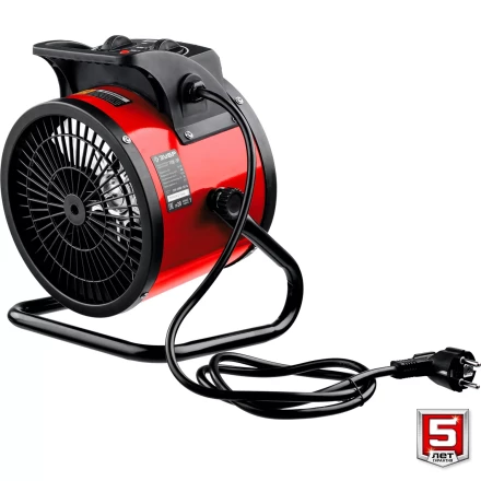 ЗУБР 3 кВт, электрическая тепловая пушка (ТПК-3Р) купить в Ноябрьске