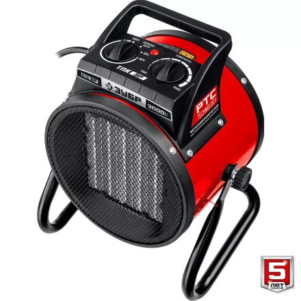 ЗУБР 3 кВт, электрическая тепловая пушка (ТПК-3Р) купить в Ноябрьске