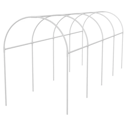 Каркас парника пластиковый 3х1,1х1,2м дуга d 20 мм белый PALISAD 63901 купить в Ноябрьске