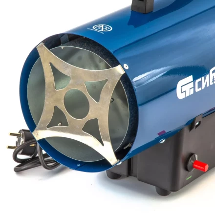 Газовая тепловая пушка СТГ-15, 15 кВт, 500 м3/ч, пропан-бутан Сибртех 96452 купить в Ноябрьске