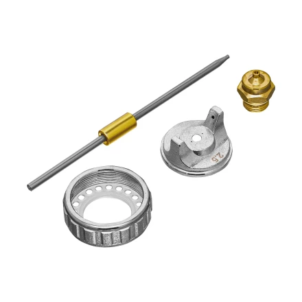 Ремкомплект для краскораспылителя 4 предмета: сопло 2,5 мм, игла, форсунка, зажим сопла// Matrix 57393 купить в Ноябрьске