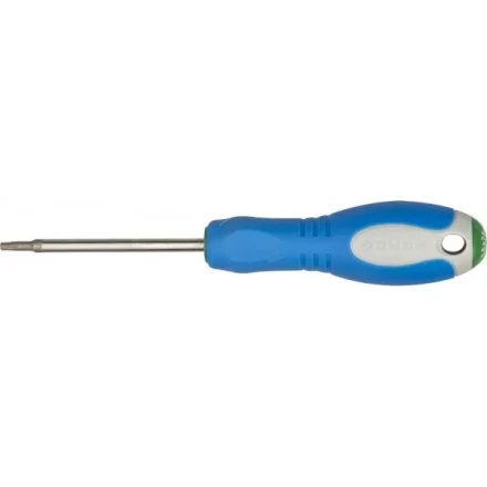 Отвертка ЗУБР, Cr-V сталь, трехкомпонентная рукоятка, цветовая индикация типа шлица, TORX №15, 75мм 25254-15-075 купить в Ноябрьске