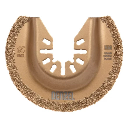 Насадка для МФИ режущая полукруг Denzel 782325, HM, по плитке, 63 мм купить в Ноябрьске