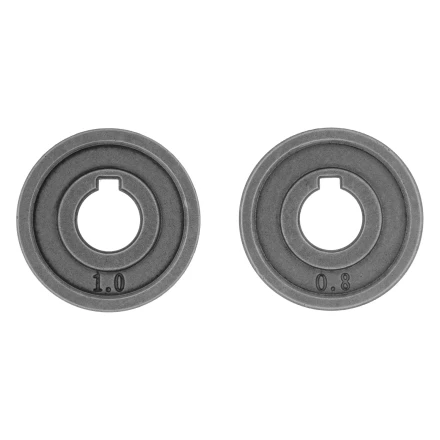 Подающий ролик, V профиль под стальную проволоку 0,8-1мм, 2 шт Denzel 93650 купить в Ноябрьске