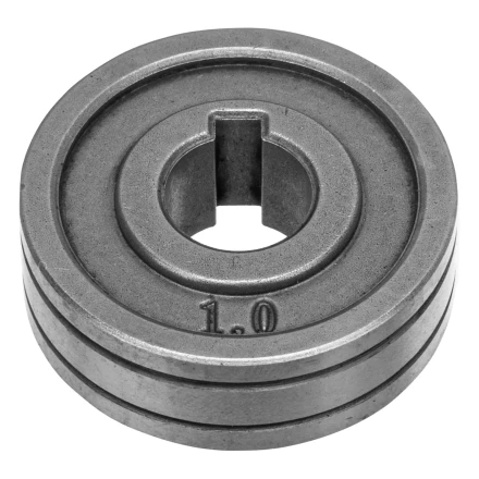 Подающий ролик, V профиль под стальную проволоку 0,8-1мм, 2 шт Denzel 93650 купить в Ноябрьске