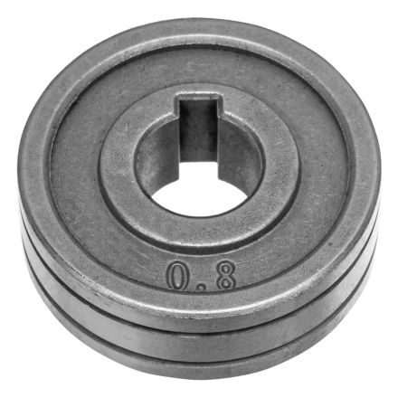 Подающий ролик, V профиль под стальную проволоку 0,8-1мм, 2 шт Denzel 93650 купить в Ноябрьске