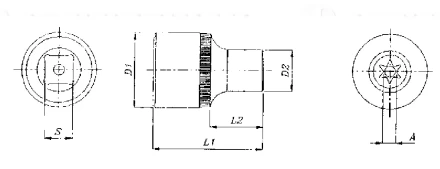 Торцевая головка 1/2&quot;DR внешний TORX Е-16 S06H416 Jonnesway 49714 купить в Ноябрьске