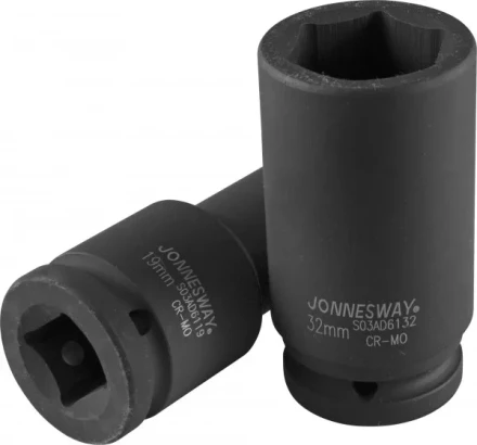 Головка ударная шестигранная 3/4&quot; М24 удлиненная S03AD6124 Jonnesway 48585 купить в Ноябрьске