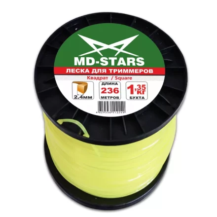 Леска для триммера SQUARE (квадрат) катушка 4,0ММХ83М купить в Ноябрьске
