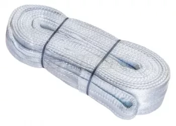 Ремень буксировочный 14т К. L= 4.0 м 120 мм в 1 слой с двумя петлями купить в Ноябрьске