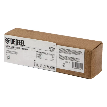 Нож шнека для грунта ER-250, диаметр 250 мм, комплект 2 шт Denzel 56018 купить в Ноябрьске