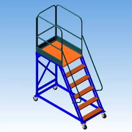 Лестница с площадкой УСЦ ЛСА-700 купить в Ноябрьске