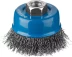 ЗУБР &quot;ПРОФЕССИОНАЛ&quot;. Щетка чашечная для УШМ, витая стальная проволока 0,3мм, 60ммхМ14 35261-060_z02 купить в Ноябрьске