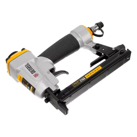 Степлер пневматический Denzel  PS8016 для прямоугольных скоб 21GA от 6 до 16 мм 57400 купить в Ноябрьске