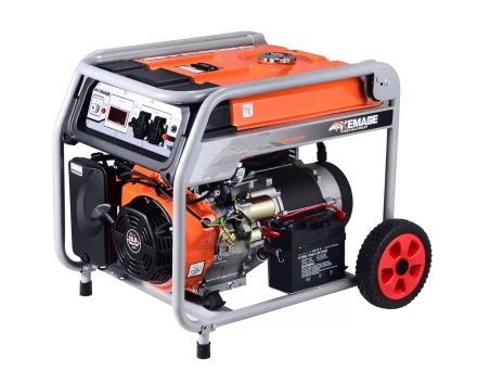 Генератор бензиновый TOR KM9500H 7,0 кВт 220В 27 л с электростартером и колесами 1011099 купить в Ноябрьске