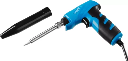 Паяльник ЗУБР &quot;ПРОФЕССИОНАЛ&quot; &quot;ТУРБО&quot;, 2 уровня мощности, пистолетная рукоятка, 30Вт и  130Вт, конус 55408_z01 купить в Ноябрьске